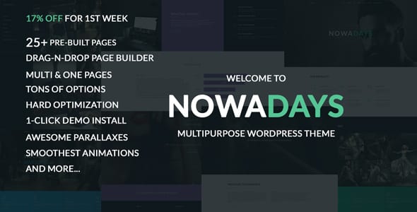 Tema Nowadays - Template WordPress