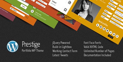 Tema Prestige QuanticaLabs - Template WordPress