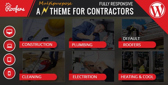 Tema Roofers - Template WordPress