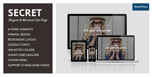 Tema Secret - Template WordPress