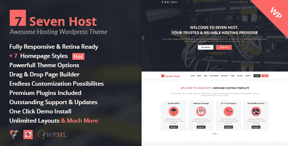 Tema Seven Host - Template WordPress