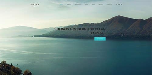 Tema Sinera - Template WordPress