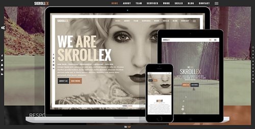 Tema Skrollex - Template WordPress