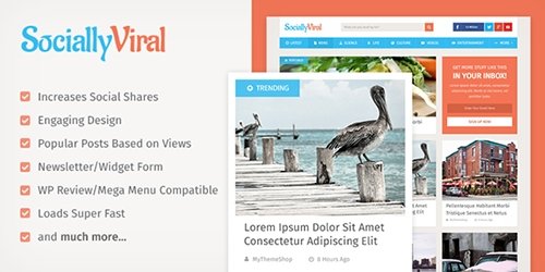 Tema SociallyViral Pro - Template WordPress