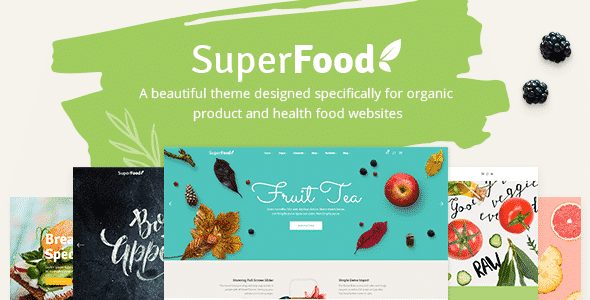 Tema SuperFood - Template WordPress