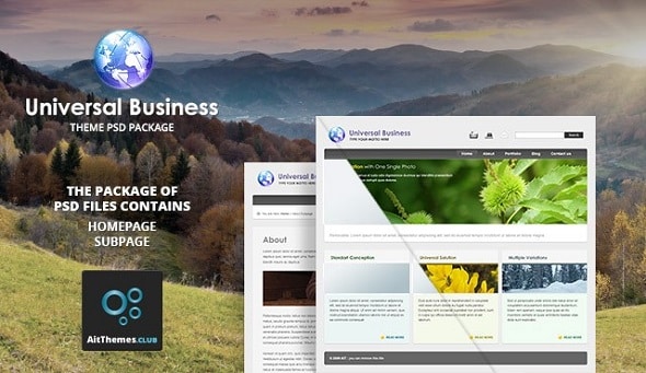 Tema Universal Business - Template WordPress