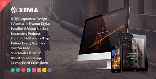 Tema Xenia FlashBlue - Template WordPress