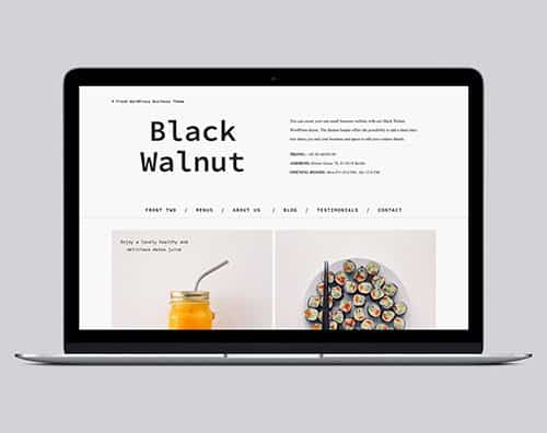 Tema Black Walnut - Template WordPress