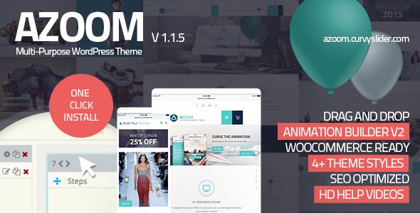Tema Azoom - Template WordPress