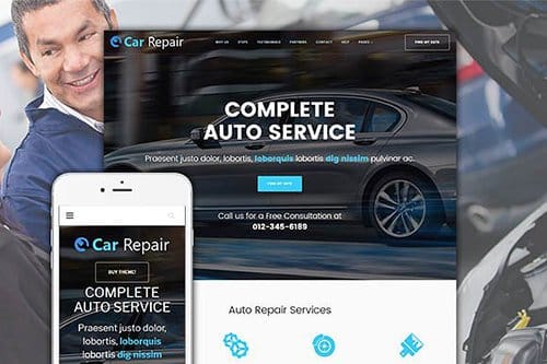 Tema Car Repair - Template WordPress