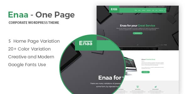 Tema Enaa - Template wordPress