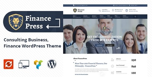 Tema Finance Press - Template WordPress