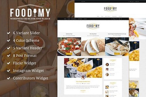 Tema Foodimy - Template WordPress