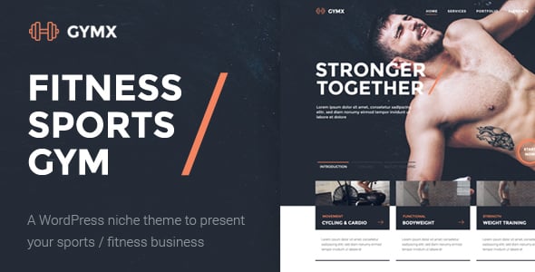 Tema Gym X - Template WordPress