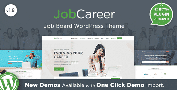 Tema JobCareer - Template WordPress