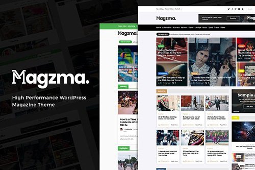 Tema Magzma - Template WordPress