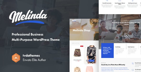 Tema Melinda - Template WordPress