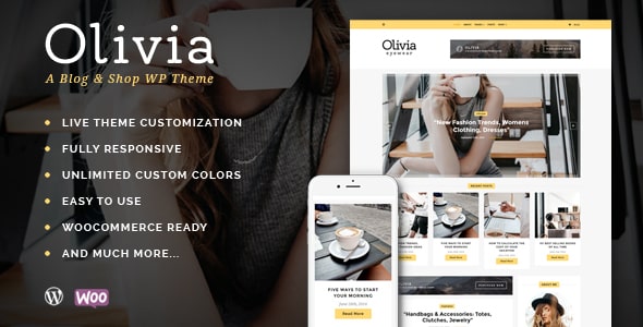 Tema Olivia - Template WordPress