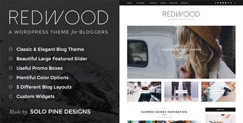 Tema RedWood - Template WordPress