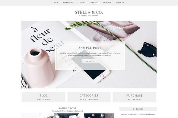 Tema Stella and Co - Template WordPress
