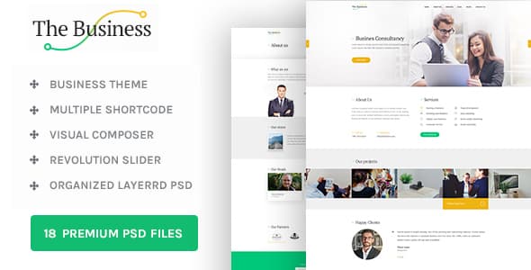 Tema The Business - Template WordPress