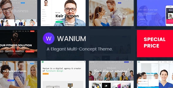 Tema Wanium - Template WordPress