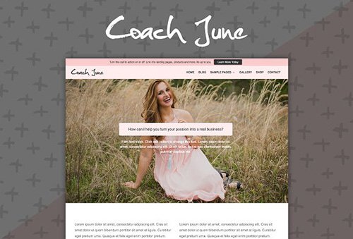 TEma Coach June - TEmplate WordPress