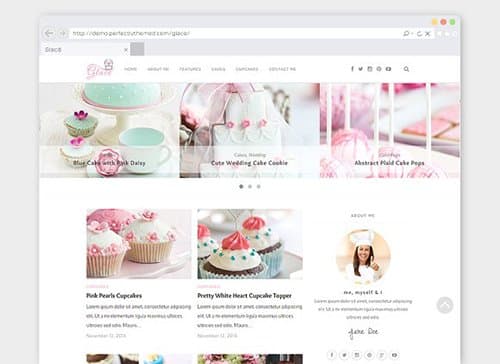 TEma Glace - Template WordPress