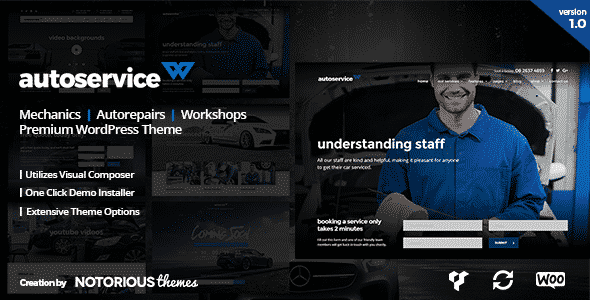 Tema Autoservice - Template WordPress