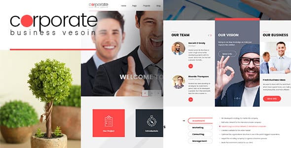 Tema Corporate KuteThemes - Template WordPress