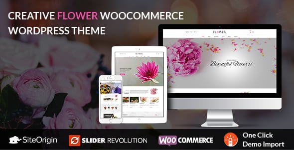 Tema Creative Flowers - Template WordPress