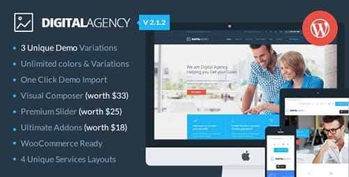 Tema Digital Agency - Template WordPress
