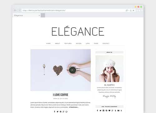 Tema Elegance TrendyTheme - Template WordPress