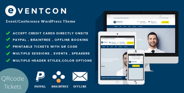 Tema EventCon - Template WordPress