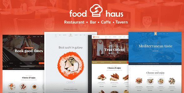 Tema Food Haus - Template WordPress