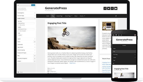 Tema GeneratePress Premium - TEmplate WordPRess