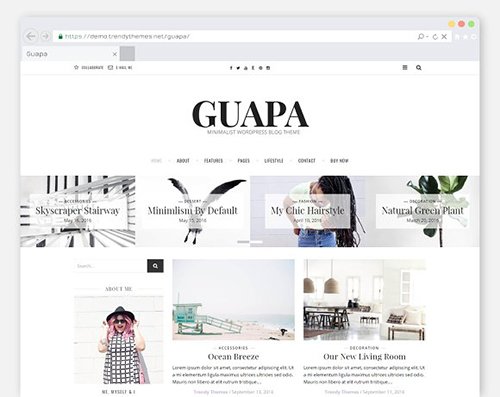 Tema Guapa - Template WordPress