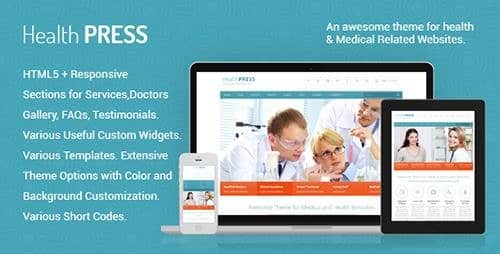 Tema Health Press - Template WordPress