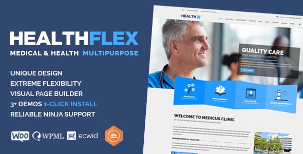 Tema HealthFlex - Template WordPress