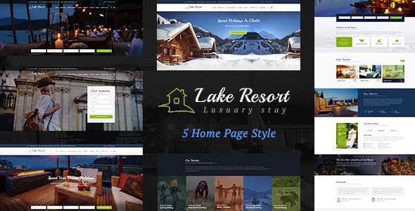 Tema Lake Resort - Template WordPress