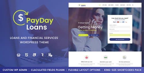 Tema Payday Loans - Template WordPress