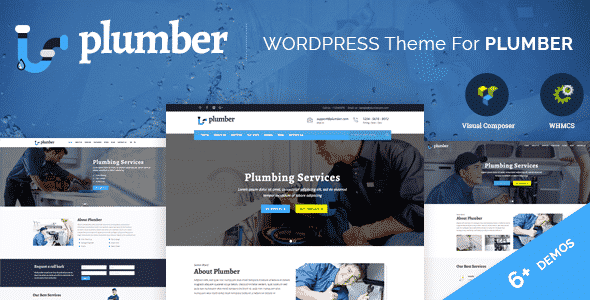 Tema Plumber Pro - Template WordPress