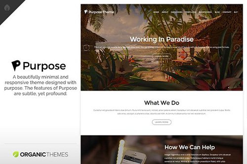 Tema Purpose - Template WordPress