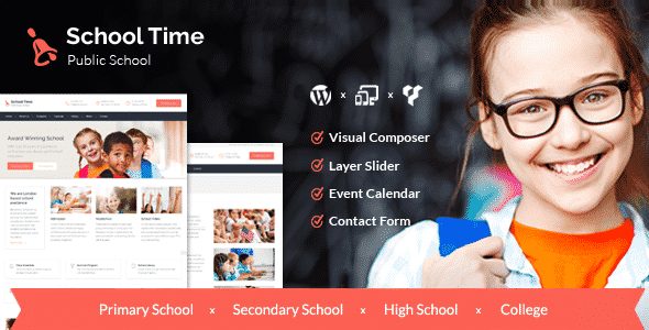 Tema School Time - Template WordPress