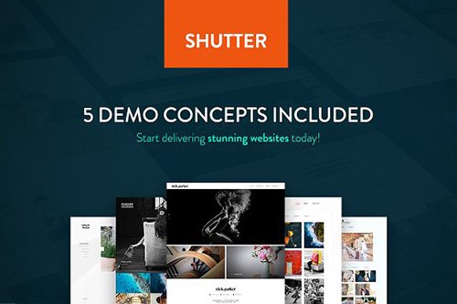 Tema Shutter - Template WordPress