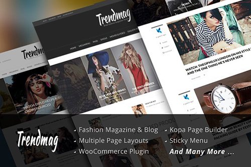 Tema Trend Mag - Template WordPress