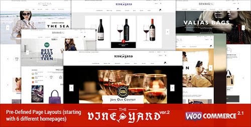 Tema WineStore - Template WordPress