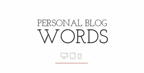 Tema Words - Template WordPress