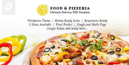 Tema Food and Pizzeria - Template WordPress