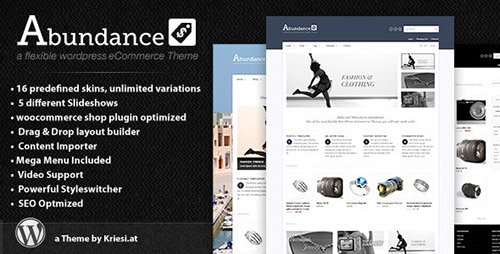 Tema Abundance - Template WordPress